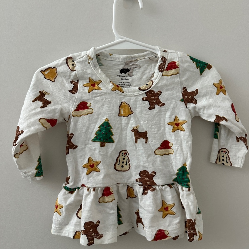 Adorable holiday peplum tee